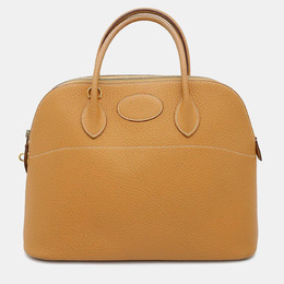 Hermes Bolide 35 Natural Sable Fjord Leather Bag 1168547