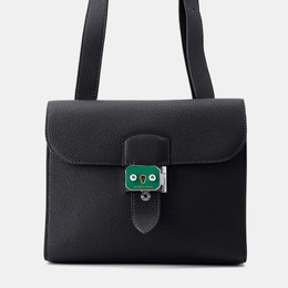 Hermes Sac Adepesh 21 Caban Togo Leather Shoulder Bag 1168576