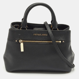 Michael Kors Black Leather Small Hailee Satchel 1172460