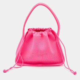 Alexander Wang Neon Pink Fabric Ryan Drawstring Bag 1172900