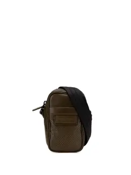 Bottega Veneta 2012-2025 Perforated Calfskin Leggero crossbody bag 30996671