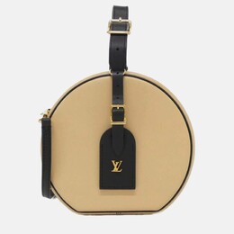 Louis Vuitton Petite Boite Chapeau Beige/Black Leather Shoulder Bag 1172759