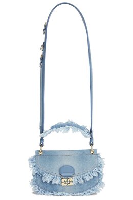 Сумка Apo-G mini с верхней ручкой Ganni, faded denim ganr-wy118 | faded denim