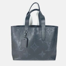 Louis Vuitton Voyage Black Monogram Giant Shadow Leather Tote Bag 1172824