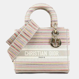 Christian Dior Lady D-Lite Multicolour Canvas Tote Bag 1172738