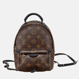 Louis Vuitton Palm Springs Mini Brown Black PVC Leather Backpack 1172816
