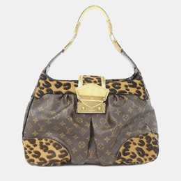Louis Vuitton Polly Brown Monogram Leopard Shoulder Bag 1172797