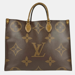 Louis Vuitton OnTheGo GM Brown Monogram Reverse Canvas Shoulder Bag 1172727