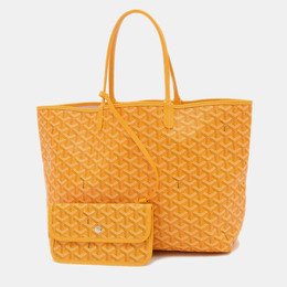 Goyard Saint Louis PM Yellow Goyardine Canvas Tote Bag 1172641