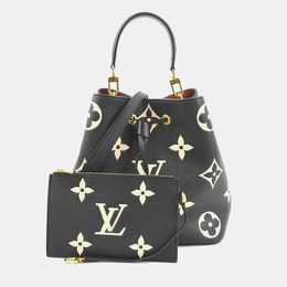 Louis Vuitton Neonoe MM Black/Beige Monogram Empreinte Leather Shoulder Bag 1172590