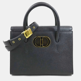 Christian Dior St Honore Black Leather Shoulder Bag 1172591