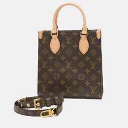Louis Vuitton Sac Plat BB Brown Monogram Canvas Shoulder Bag 1172537
