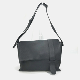 Hermes Sac Alfred 35 Black Taurillon Clemence Leather Messenger Bag 1172546