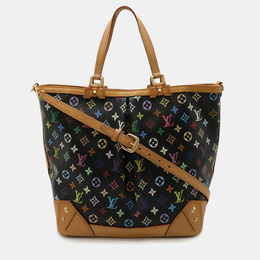 Louis Vuitton Sharleen GM Black Multicolor Monogram Canvas Tote Bag 1172572