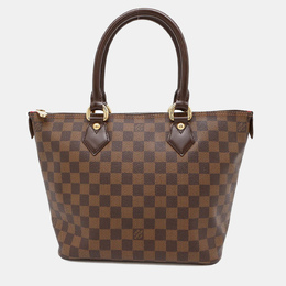 Louis Vuitton Saleya PM Red Damier Ebene Canvas Tote Bag 1172254
