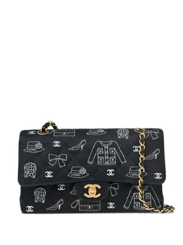 Chanel 2002 medium Icon Double Flap shoulder bag 30882439