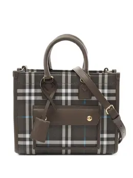 Burberry 2020s mini Freya Tote check tote bag 30295390