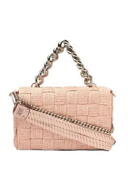 Casadei Hanoi woven chain shoulder bag 22291558