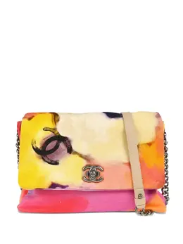 Chanel 2015 abstract floral-print shoulder bag 30899677