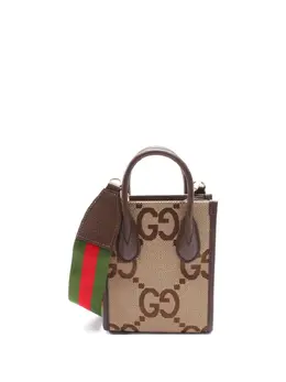 Gucci 2010s Jumbo GG leather tote bag 30295394