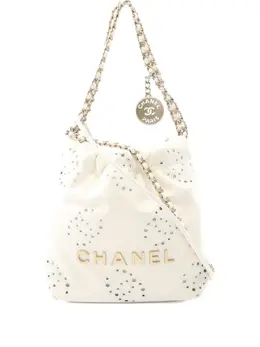 Chanel 2021 Chanel 22 mini chain leather bag 30968661