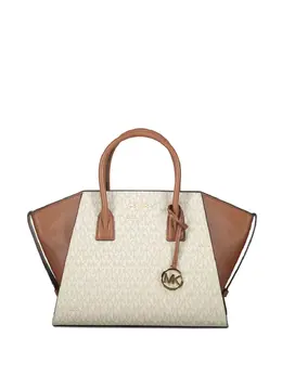 Michael Kors Avril logo-plaque tote bag 30695080