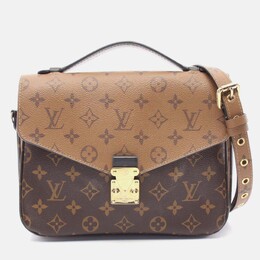 Louis Vuitton Pochette Metis MM Brown Monogram Reverse Coated Canvas Shoulder Bag 1172820
