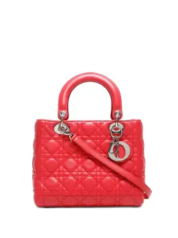 Christian Dior 2000-2015 medium Lady Dior two-way tote bag 30952799