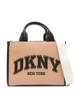 DKNY small Hadlee logo-embroidered tote bag 30925595