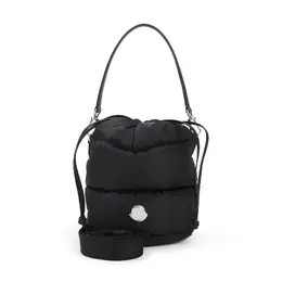 Moncler-Black Caradoc Polyamide Shoulder Bag-Donna 52141675086164