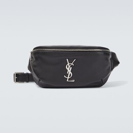 Поясная сумка Saint Laurent Cassandre Leather, черный p00775808