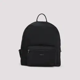 Kiton-Black Polyamide Backpack-Uomo 52053280522580