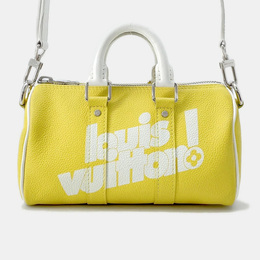 Louis Vuitton Everyday Lv Keepall XS Yellow Leather Duffel Bag 1172278