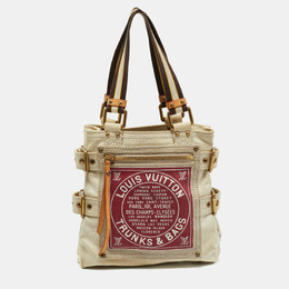 Louis Vuitton Red Canvas Globe Cabas PM Bag 1174840