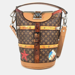Louis Vuitton Transformed Monogram Duffel Bag Crossbody 2-Way Pochette Bucket-Shaped Shoulder Canvas Leather Brown 1173938