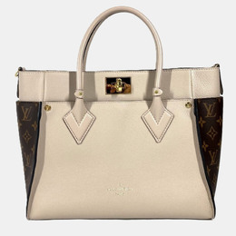 Louis Vuitton On My Side MM Calf Leather Monogram Canvas Shoulder Bag 1173940