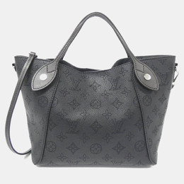 Louis Vuitton Hina PM Black Mahina Leather Tote Bag 1173889