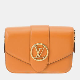 Louis Vuitton LV Pont Neuf Summer Gold Leather Shoulder Bag 1173928