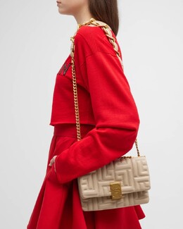 Маленькая сумка через плечо из стеганой овечьей кожи 1945 года Balmain prod259860266 | beige