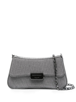 Emporio Armani сумка на плечо с логотипом, серебряный y3e232ywn8x | серебристый