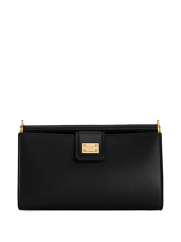 Кожаная сумка через плечо Dolce & Gabbana, черный bi3367a9s25 | черный