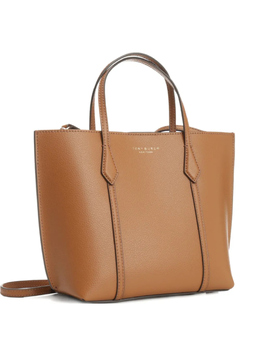 Маленькая кожаная сумка-тоут Perry Tory Burch, коричневый 177252 | коричневый