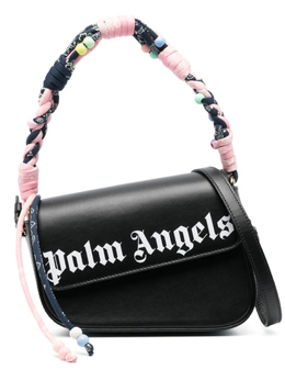Palm Angels сумка на плечо Crash с логотипом, черный pwnn010s23lea0011001 | черный