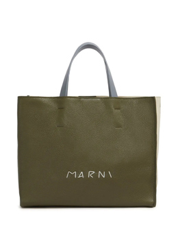 Сумка-тоут Museo Marni, зеленый shmp0069l6p6533 | зеленый