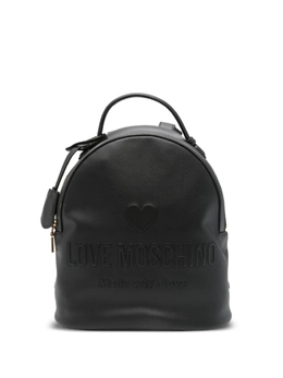 Рюкзак с тиснением логотипа Love Moschino, черный jc4116pp1ml10 | черный