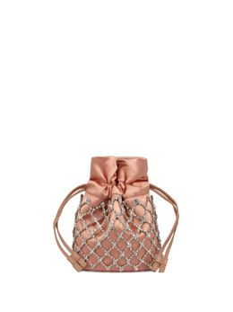 Мини-сумка-клатч Crystal Lover Aquazzura, розовый clrpocp0 | розовый