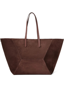 Замшевая большая сумка Duo Brunello Cucinelli, красный mbdld2572c4181 | красный