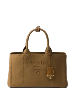 Prada большая сумка-тоут из канваса, коричневый 1bg554v8om2cya | коричневый