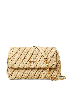 Tory Burch соломенная сумка на плечо Kira, нейтральный 175033 | нейтральные цвета