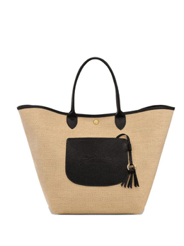 Сумка-тоут Le Pilage из плетеной соломы Longchamp, черный 10308hgk001 | черный